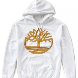 men's timberland big tree logo hoodie